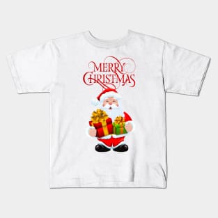 Merry Christmas Santa Claus Kids T-Shirt